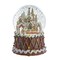 KSA 10" Battery Operated Lighted Musical Gingerbread Christmas Snow Globe
